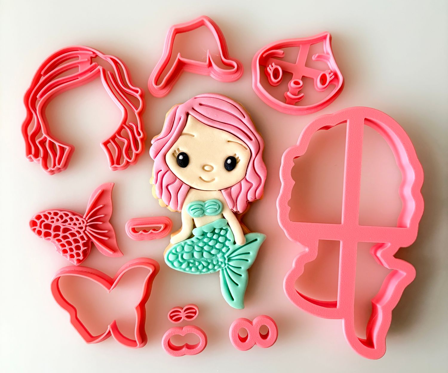 CBS Σετ 10 τμχ κουπάτ MERMAID Κουπάτ Γοργόνα