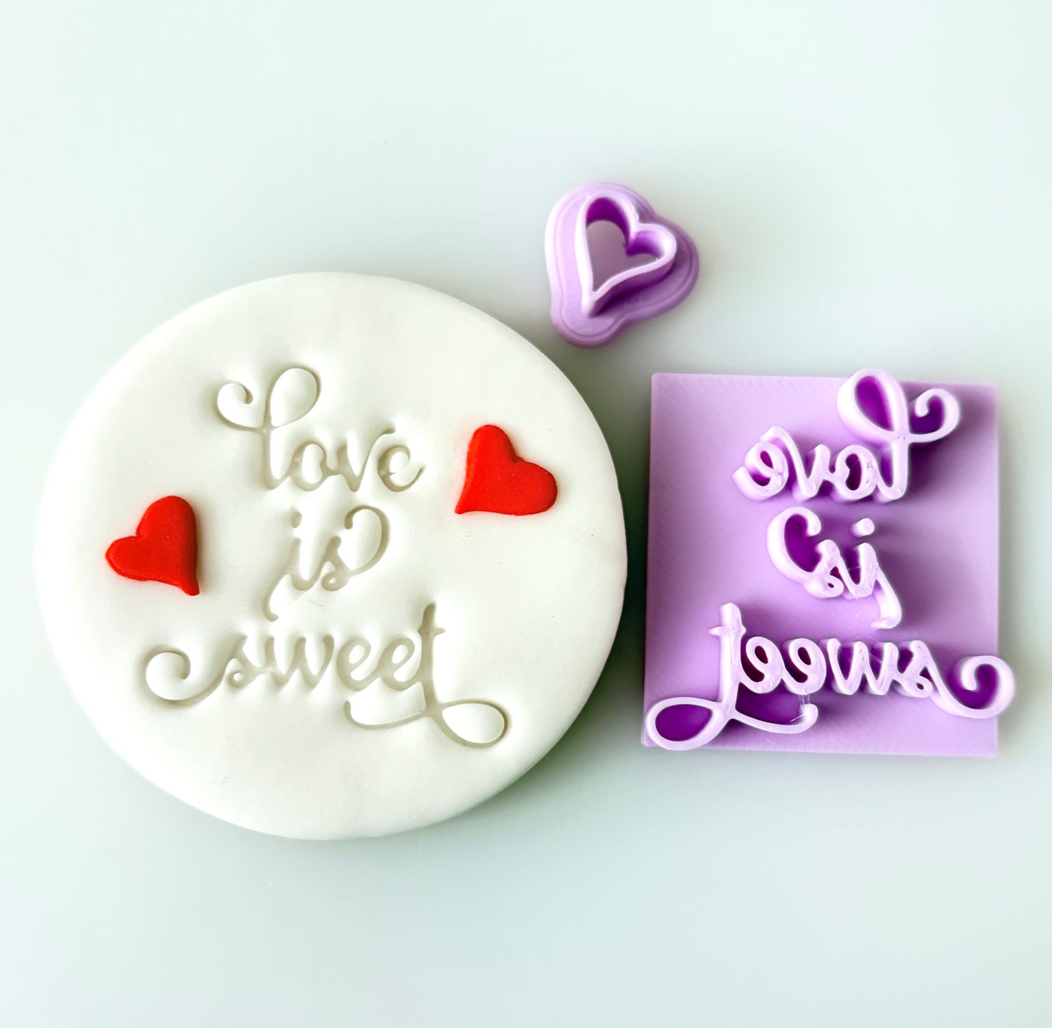 CBS Stamps 'Love is Sweet' Σφραγίδα. Σχέδιο 2- Σφραγίδα