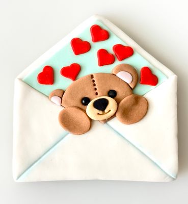 CBS Σετ 9 τμχ κουπάτ VALENTINE TEDDY LETTER- Φάκελος με αρκουδάκι