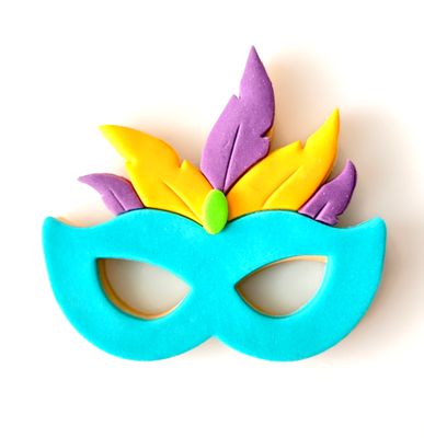 CBS Σετ 7 τμχ κουπάτ CARNIVAL MASK Σχέδιο 2 -Σετ κουπάτ Αποκριάτικη Μάσκα