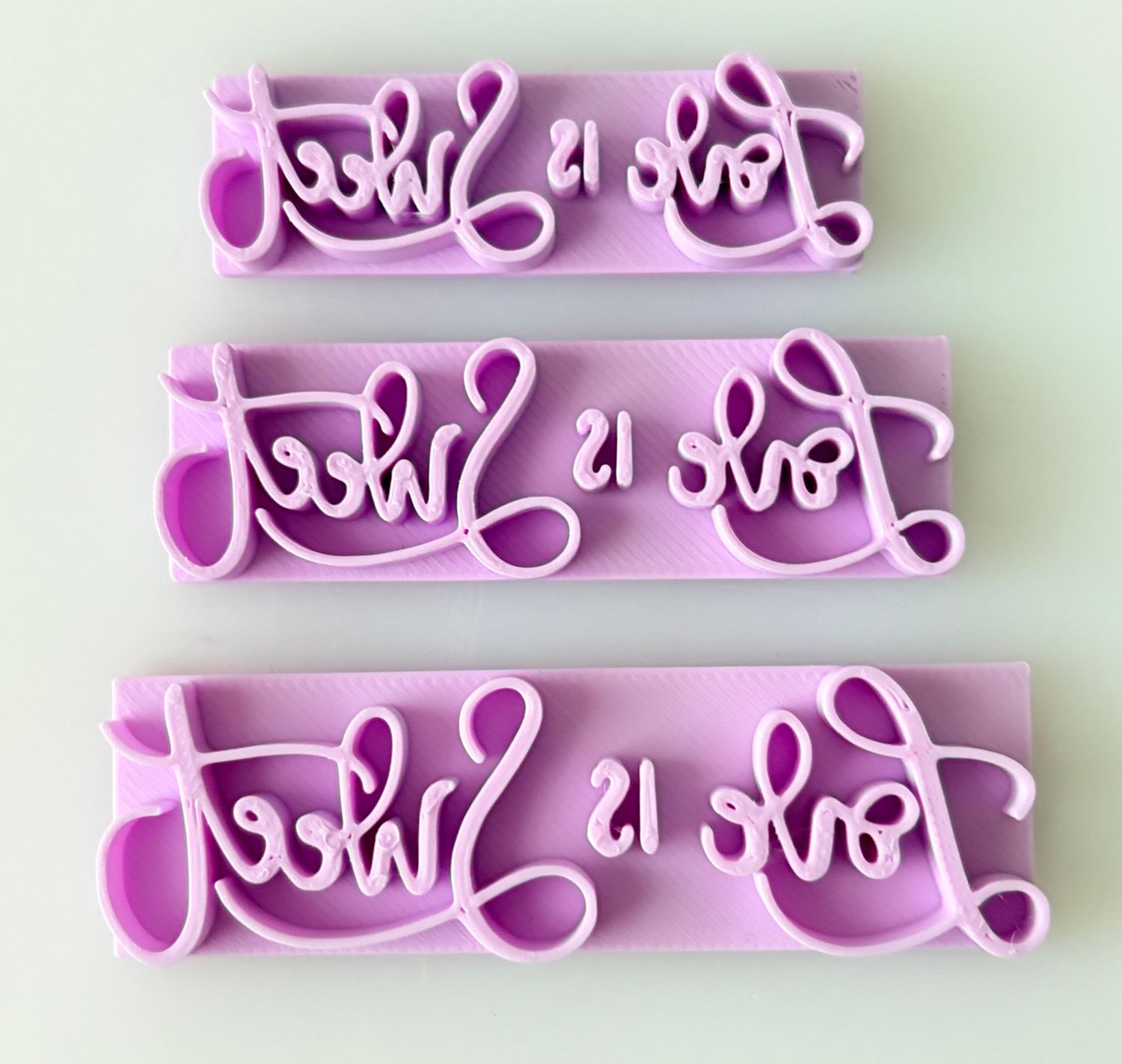 CBS Stamps 'Love is Sweet' Σφραγίδα. Σχέδιο 3- Σφραγίδα "Η Αγάπη είναι γλυκιά"