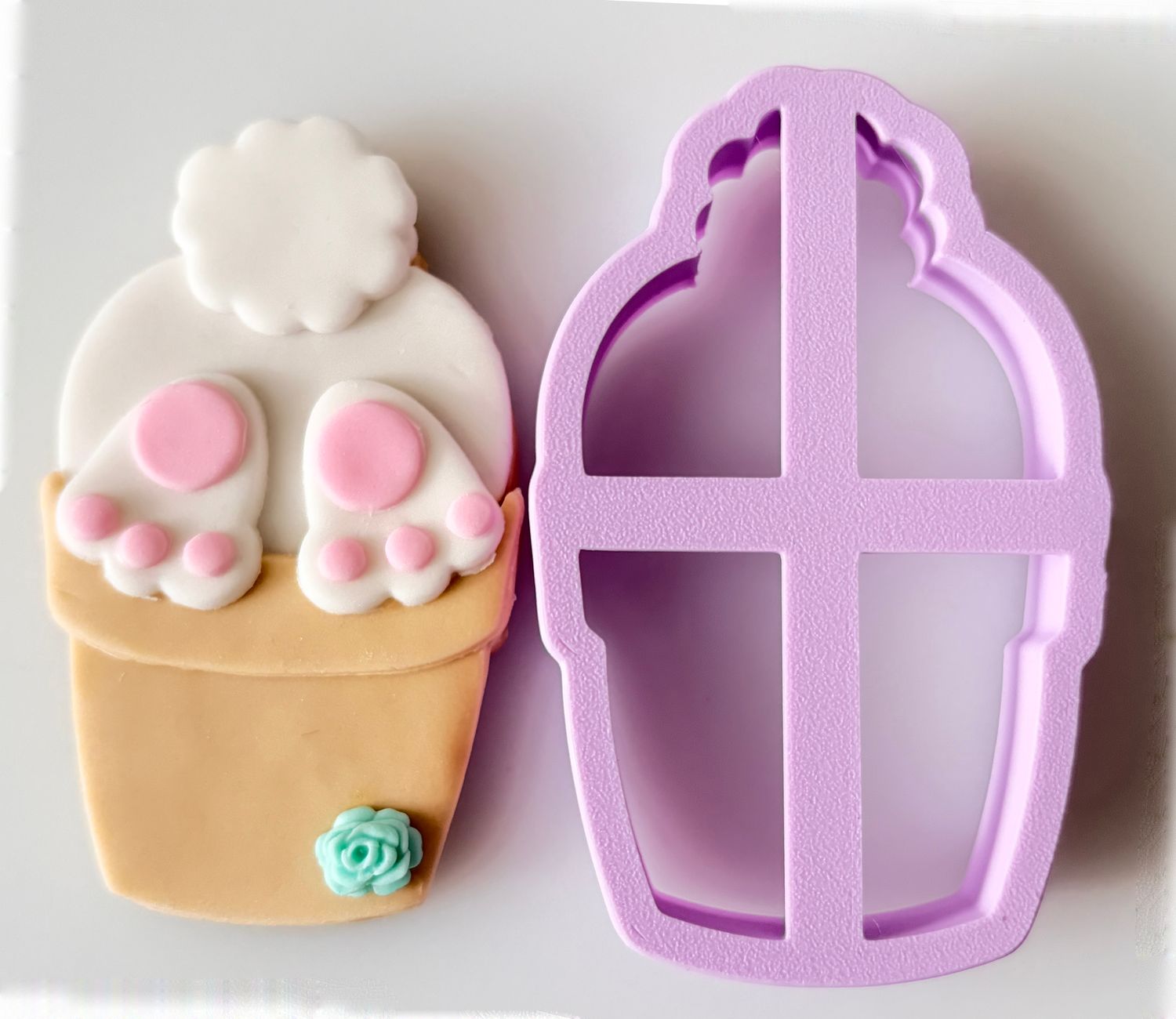 CBS Σετ 7 τμχ κουπάτ BUNNY BUM in PLANT POT -Σετ Κουπάτ Γλαστράκι με Λαγουδάκι