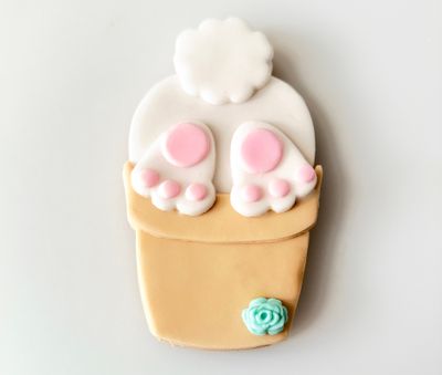 CBS Σετ 7 τμχ κουπάτ BUNNY BUM in PLANT POT -Σετ Κουπάτ Γλαστράκι με Λαγουδάκι