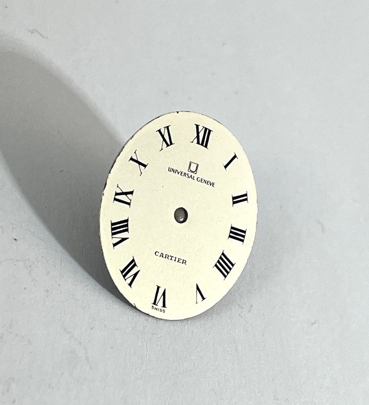 Cartier Universal Geneve Zifferblatt Double Branded 1960ties