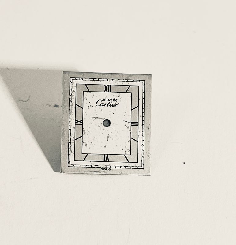 Cartier les must Tank Zifferblatt Zone Argentée used