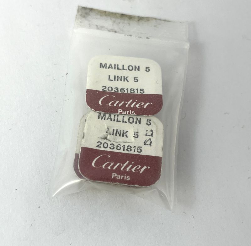 Cartier Bandglied 5 Stahl/Stahl Santos Carree PM/SM - Serviceteil