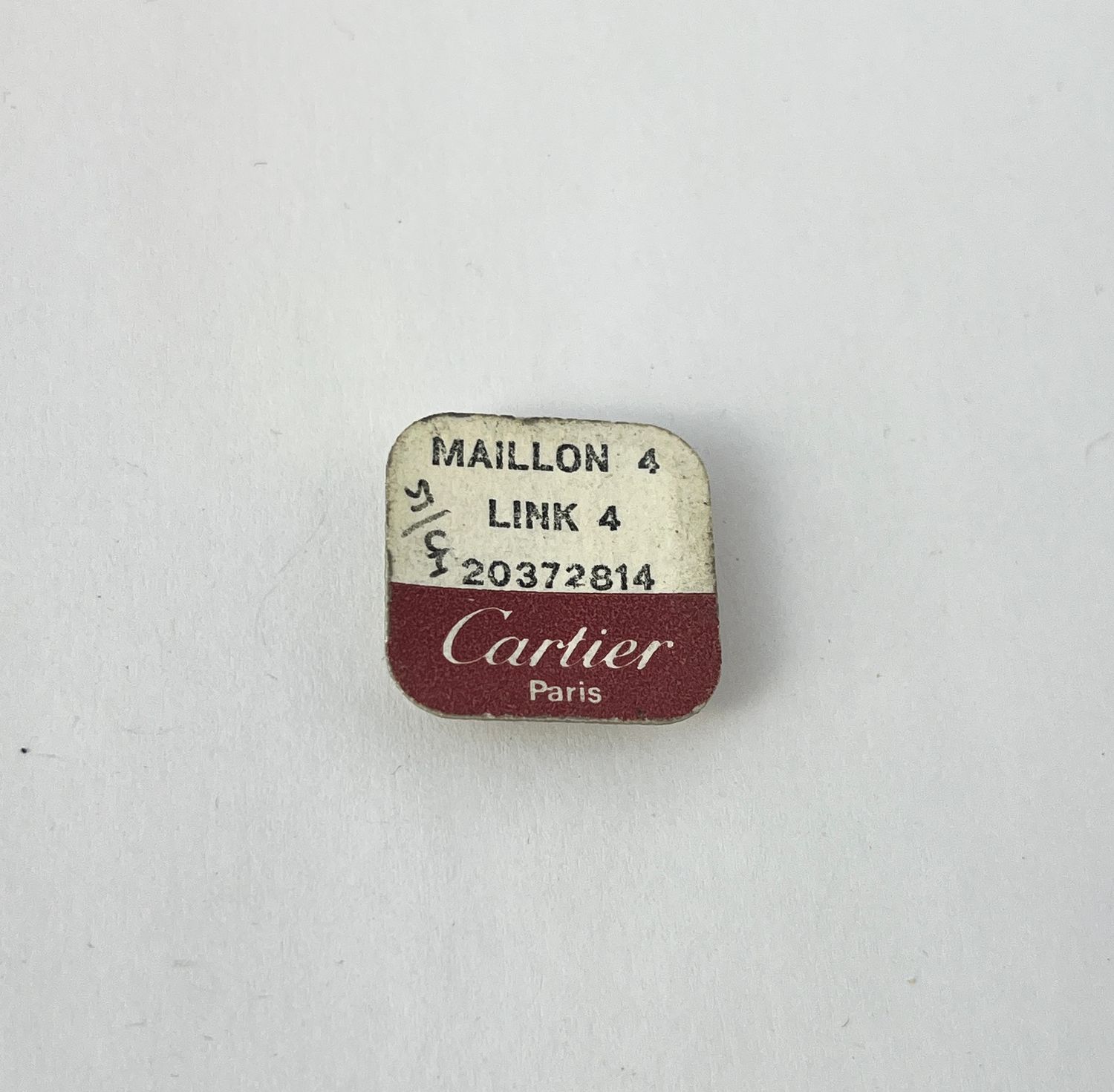 Cartier Bandglied 4 Stahl/Gold Santos Carre/Ronde PM/SM - Serviceteil