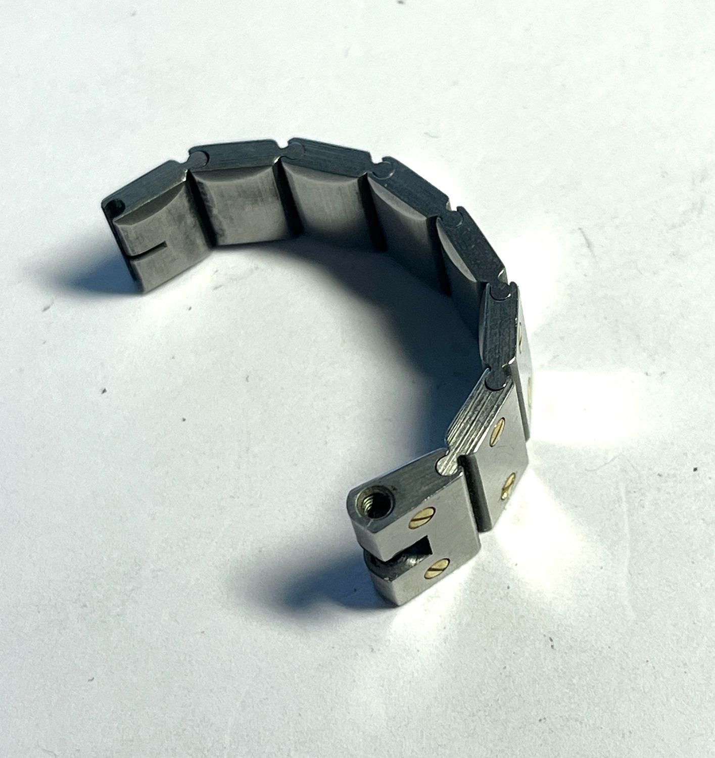 Cartier Santos Vendome Bandteil Typ ! 12mm Stahl Gold