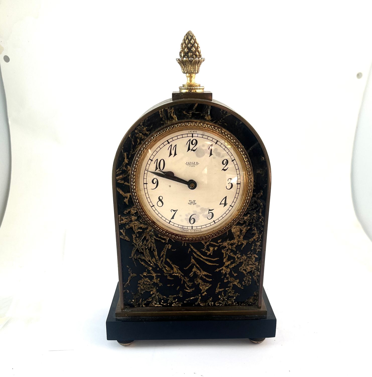 JAEGER Paris herrliche Kaminuhr, klassischer Stil - sehr selten -  Lizenz LIC ATO