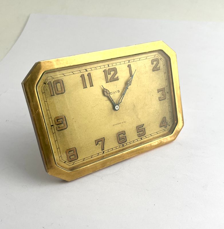 Tiffany & Co By Concord Watch Co. Pendulette / Kaminuhr Tiffany & Co By Concord Watch Co. Pendulette / Kaminuhr