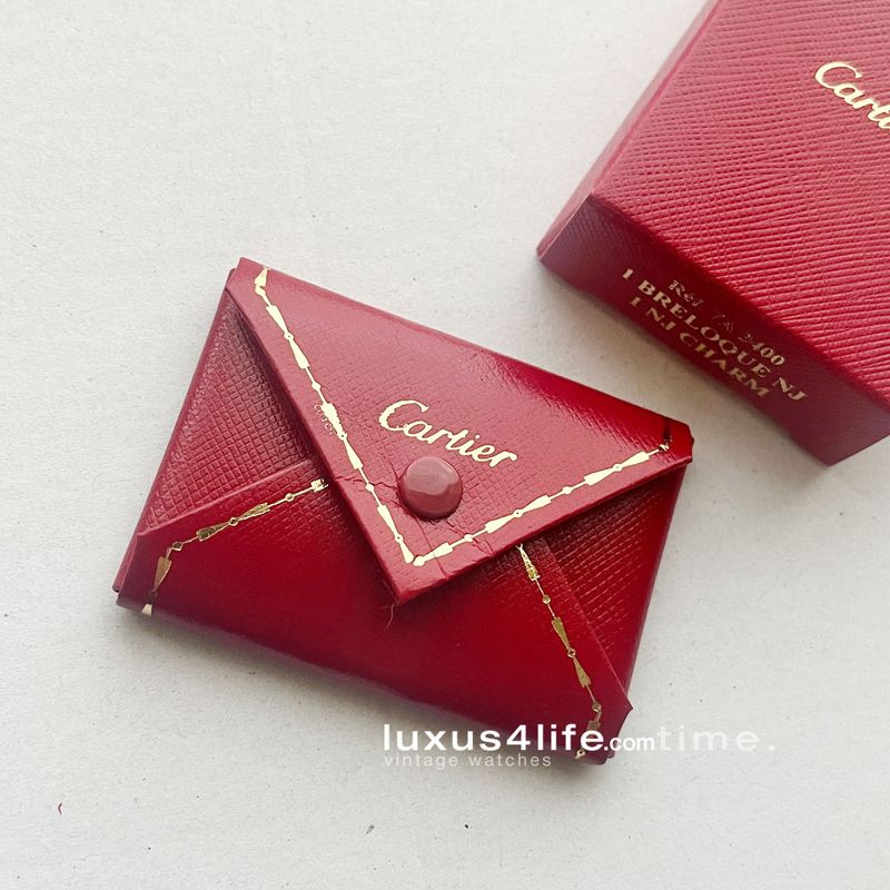 Cartier Charm Geschenk Verpackung Cartier Charm Geschenk Verpackung "Briefchen" NOS Selten