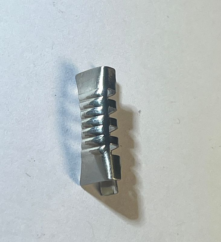 NOS OMEGA Band Anstoß #555 Stahl 19mm  - NOS