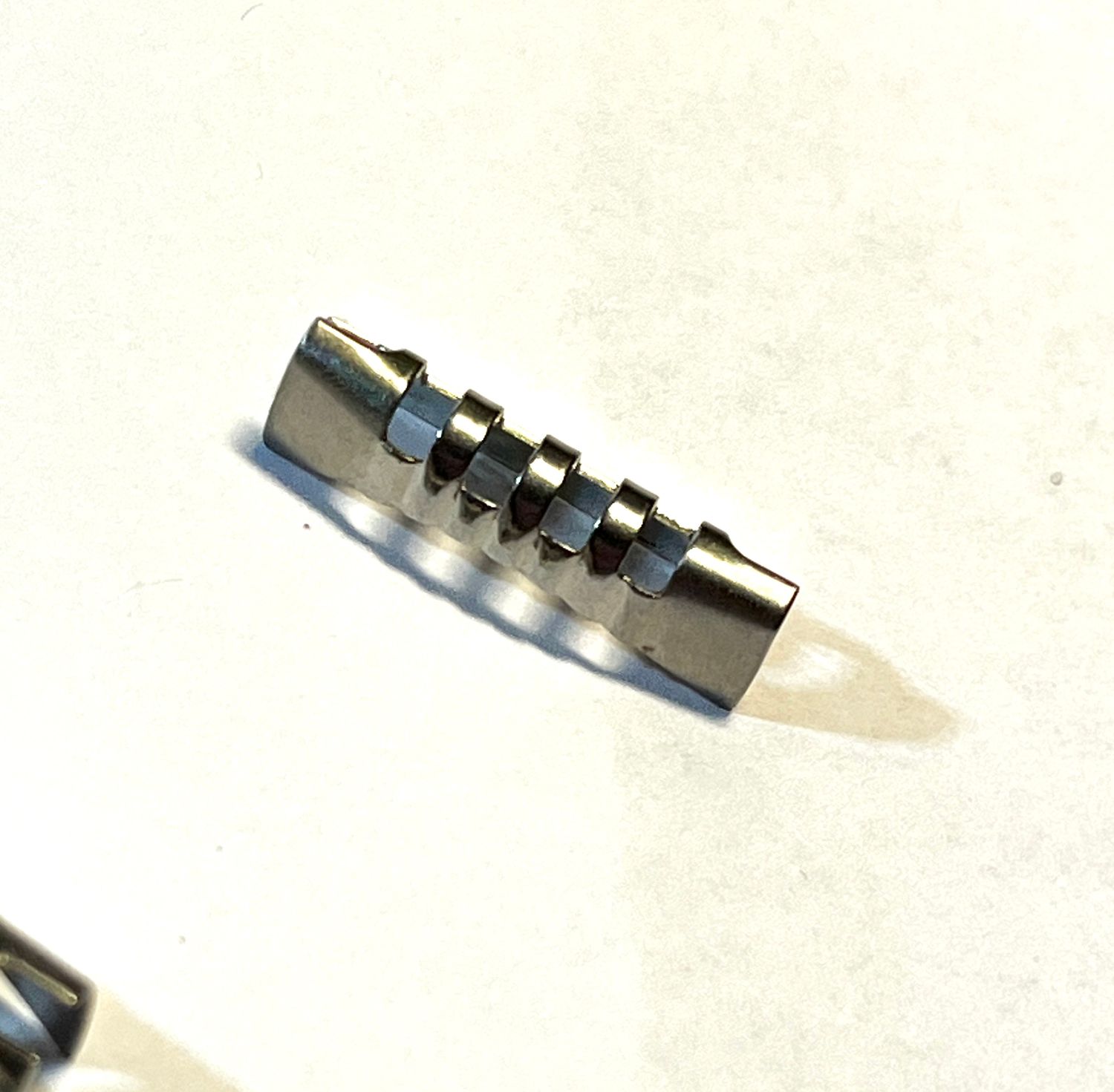 NOS OMEGA Band Anstoß #529 Stahl 18,5mm  - NOS