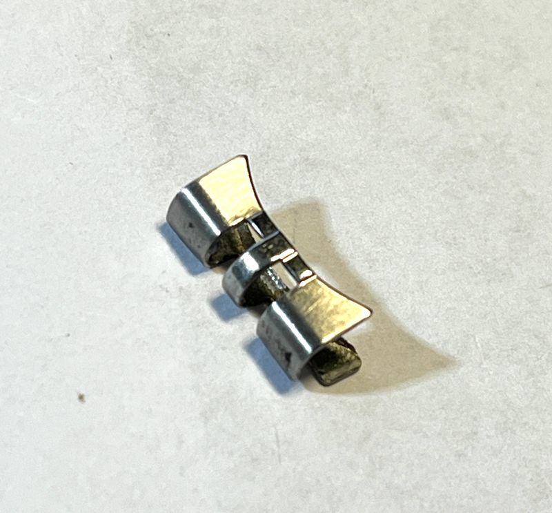 NOS OMEGA Band Anstoß #519 Stahl 12mm  - NOS