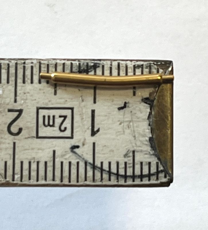 Blancpain Federsteg  Gelb, 17x1,5mm‚ Original