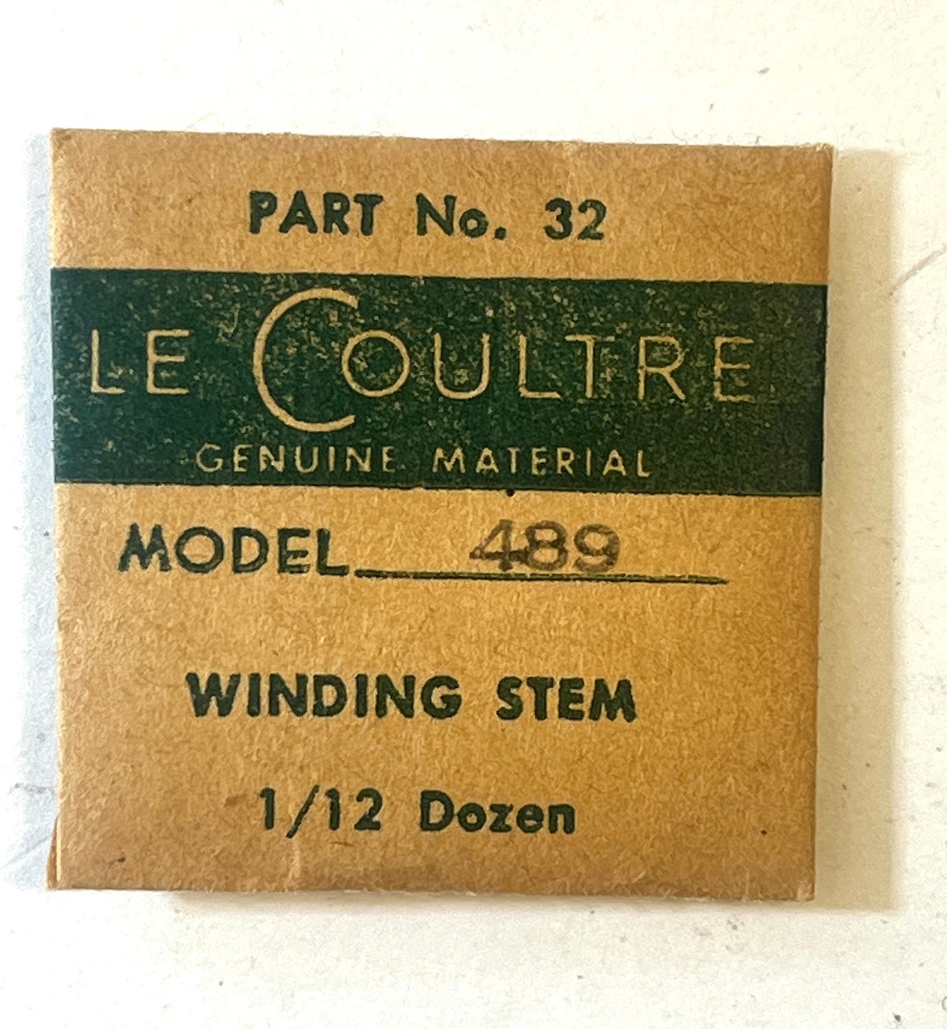 NOS Jaeger LeCoultre Cal.489  Part 32 Winding Stem NOS