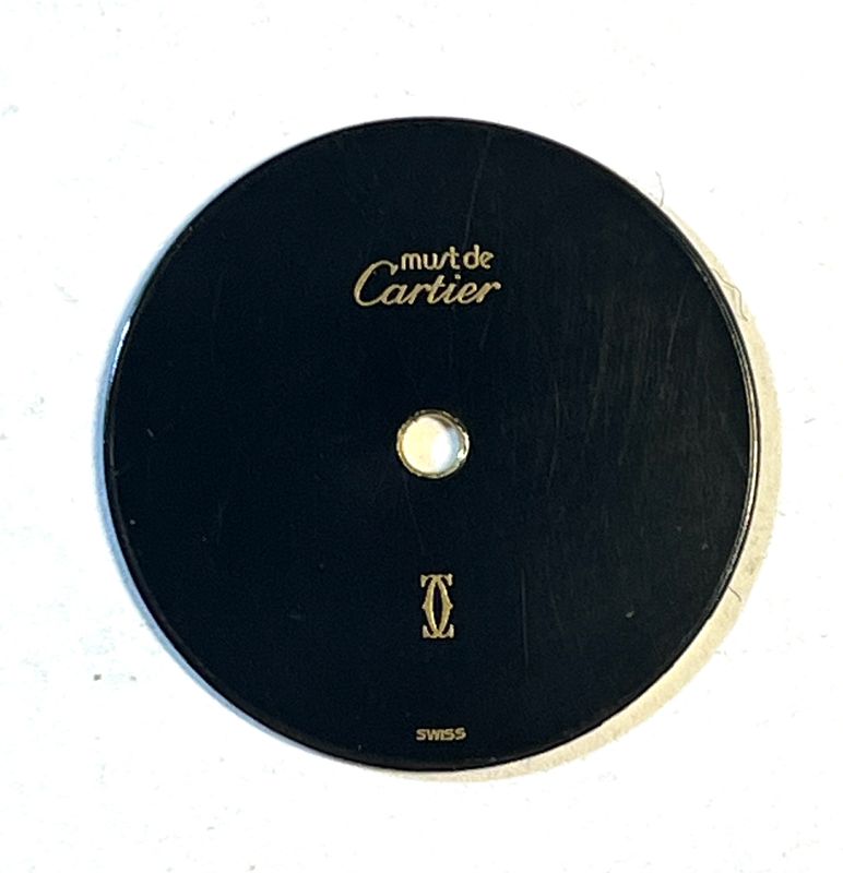 Cartier Zifferblatt VLC Les must PM/SM 24mm Black Gebraucht gut!