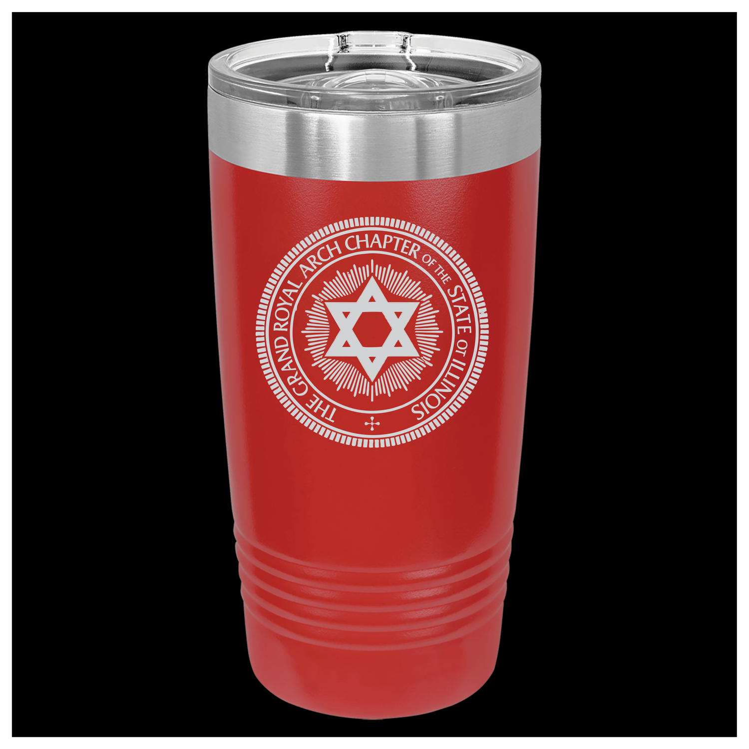 20 oz  Illinois RAM tumbler