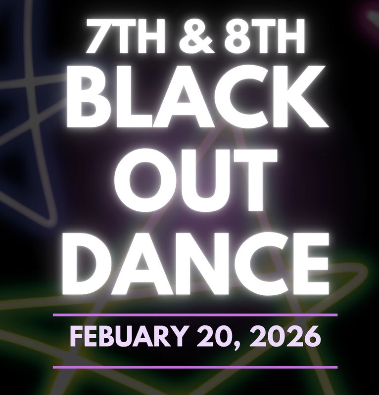 7th/8th Grade Black Out Dance