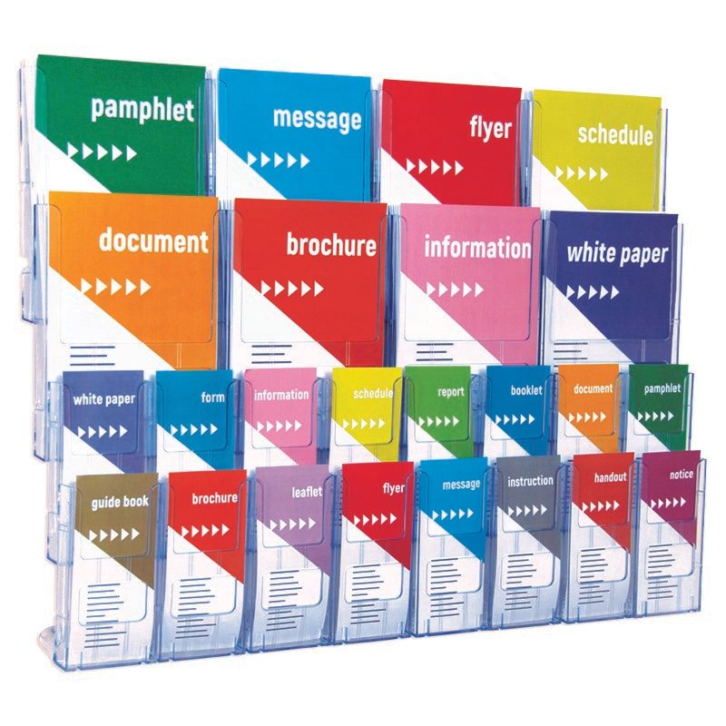 Lit Loc Modular Brochure Holder System