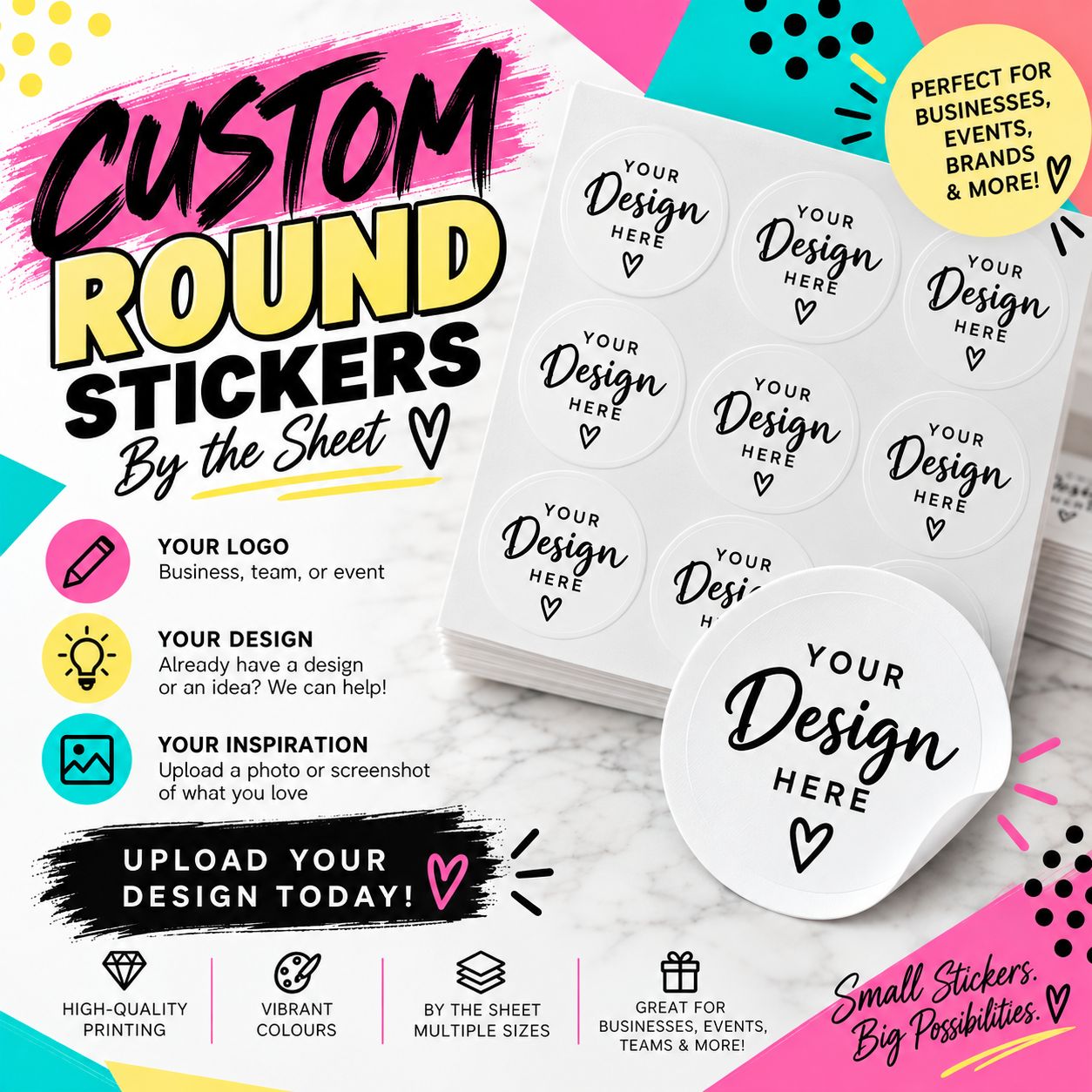 Custom Round Stickers