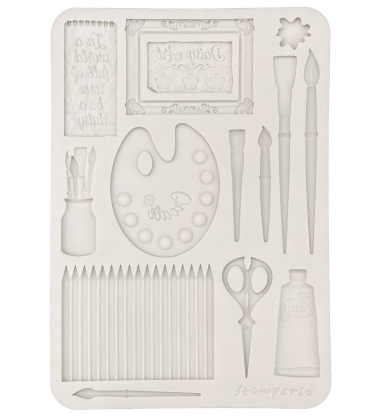 Stamperia - Daisy Art - A5 Silicone Mould - Creative Art