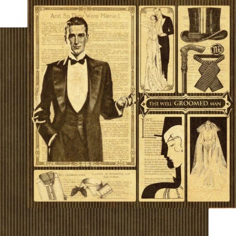 Graphic 45 - Le Romantique - 12"x12" D/S Paper - Well Grommed