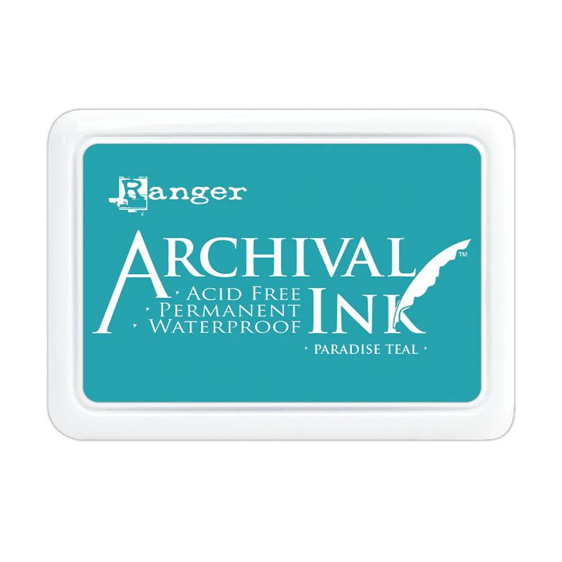 Ranger - Archival Ink - Inkpad - Paradise Teal