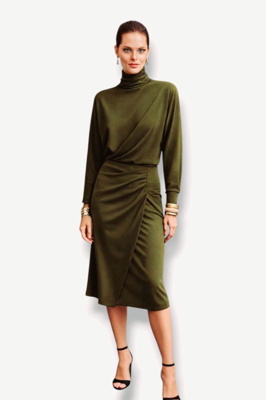 Haljina Tess- deep olive