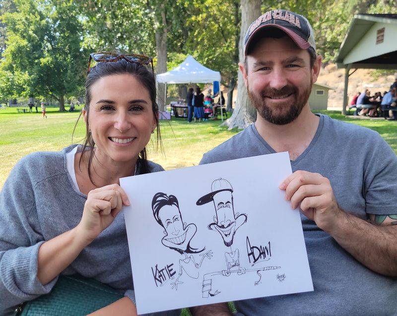 See Yourself as a Cartoon Caricature - 2 People