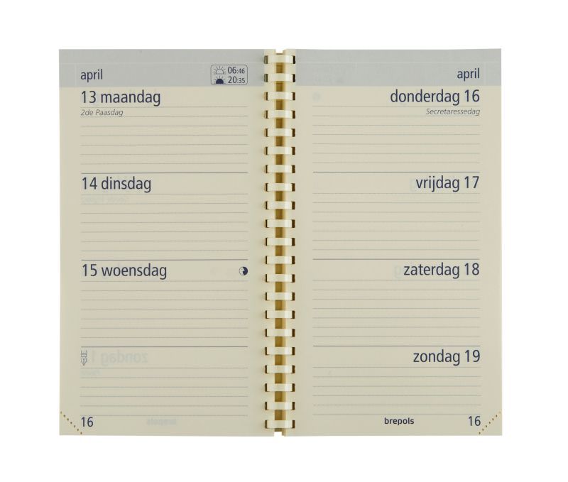 Brepols Agenda OPTIVISION 2026 spiraal