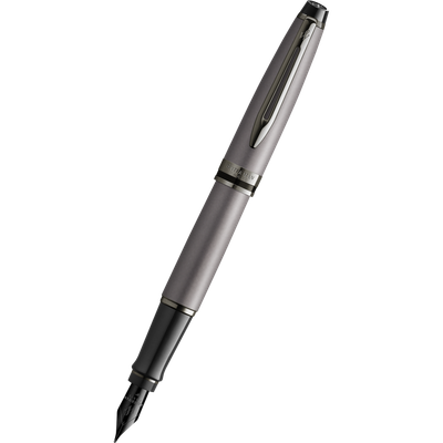 Waterman Expert Metallic grijs  RT Vulpen medium