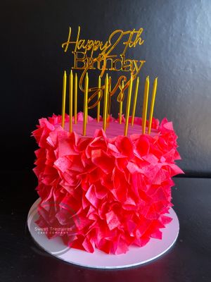 Wafer Paper Single tier Cake