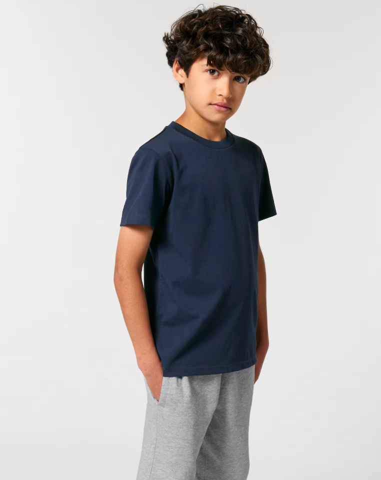 Zelf Samenstellen | Bio T-shirt Donker Blauw KIDS