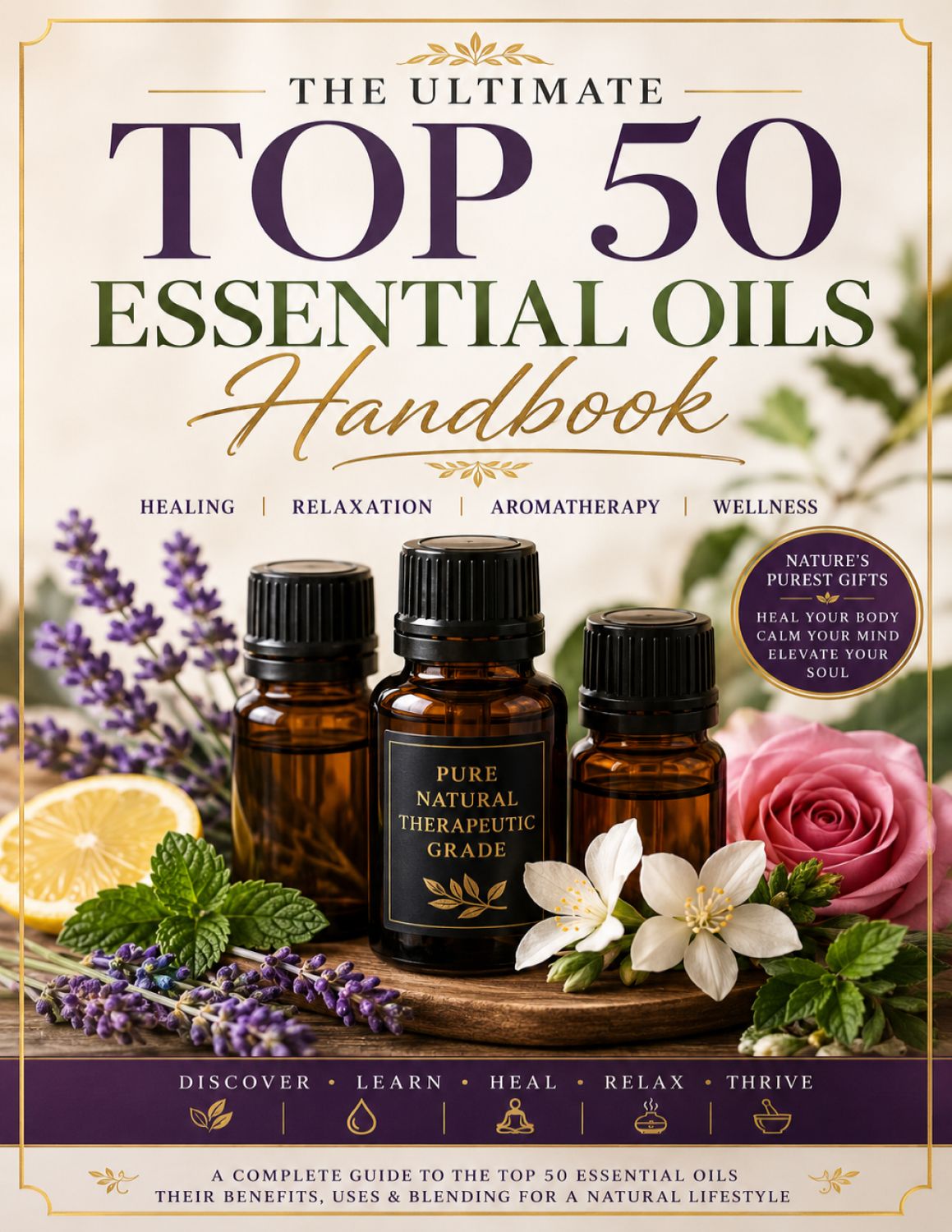 Top 50 Essential Oils Handbook