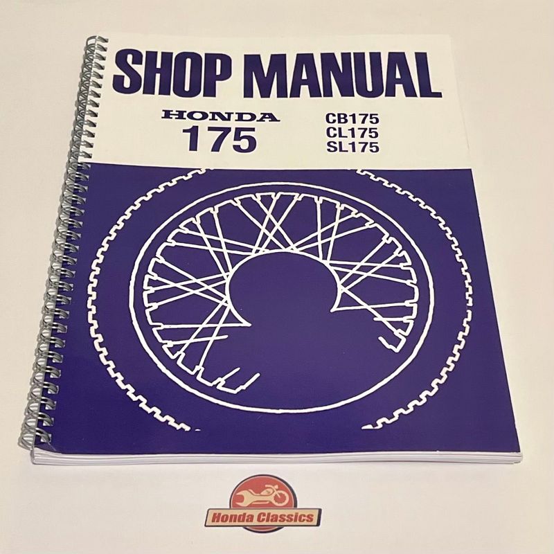 Factory Workshop Manual, CB175; CL175; SL175 - HWM078