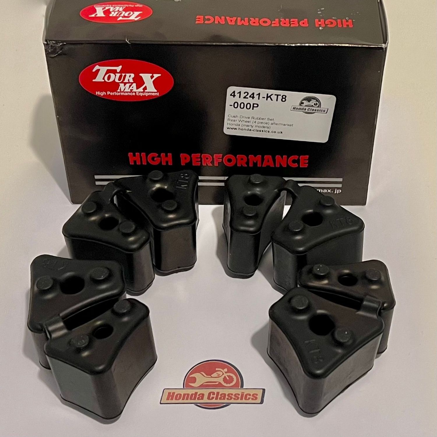 Rear Wheel Cush Drive Rubber Damper Set (4-piece) 41241-KT8-000P