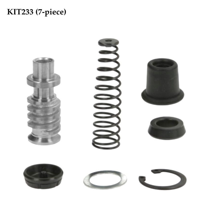 Clutch Master Cylinder Repair Kit (7-piece). KIT233 Clutch Master Cylinder Repair Kit (7-piece). KIT233