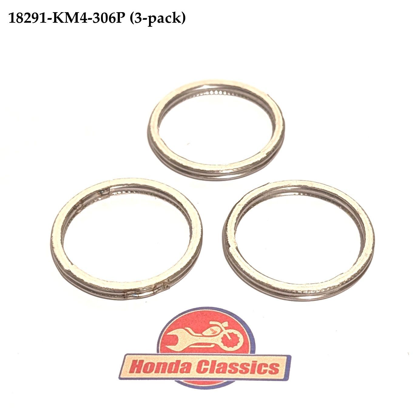 Exhaust Gasket Set (3-pack). 18291-KM4-306P Exhaust Gasket Set (3-pack). 18291-KM4-306P