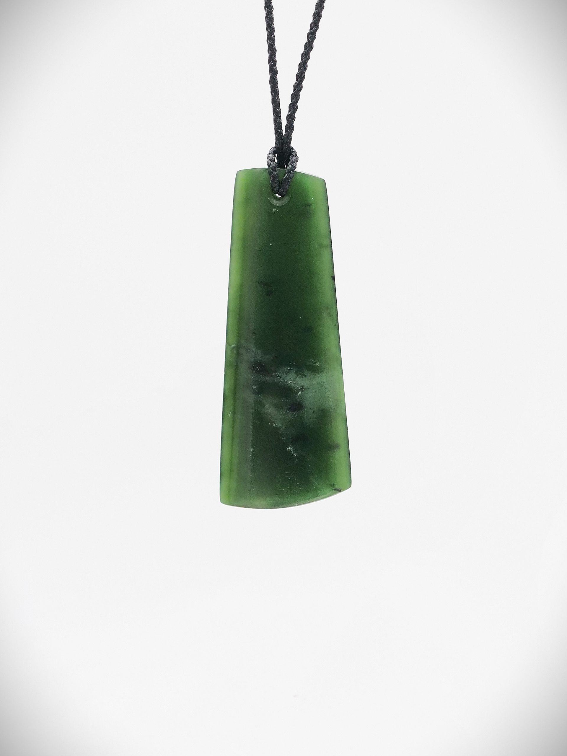 Moko Pounamu Kuru Genuine NZ Kawakawa Greenstone - Kairua