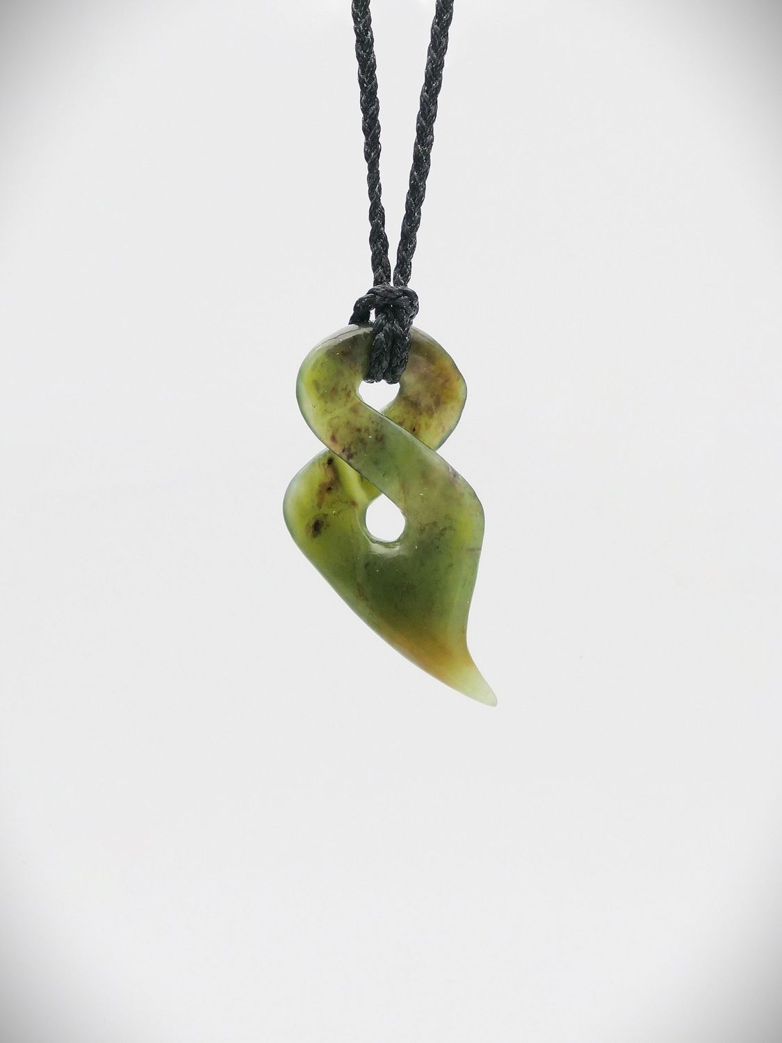 Moko Pounamu Single Pikorua NZ Genuine Totoweka Greenstone - Moturiki
