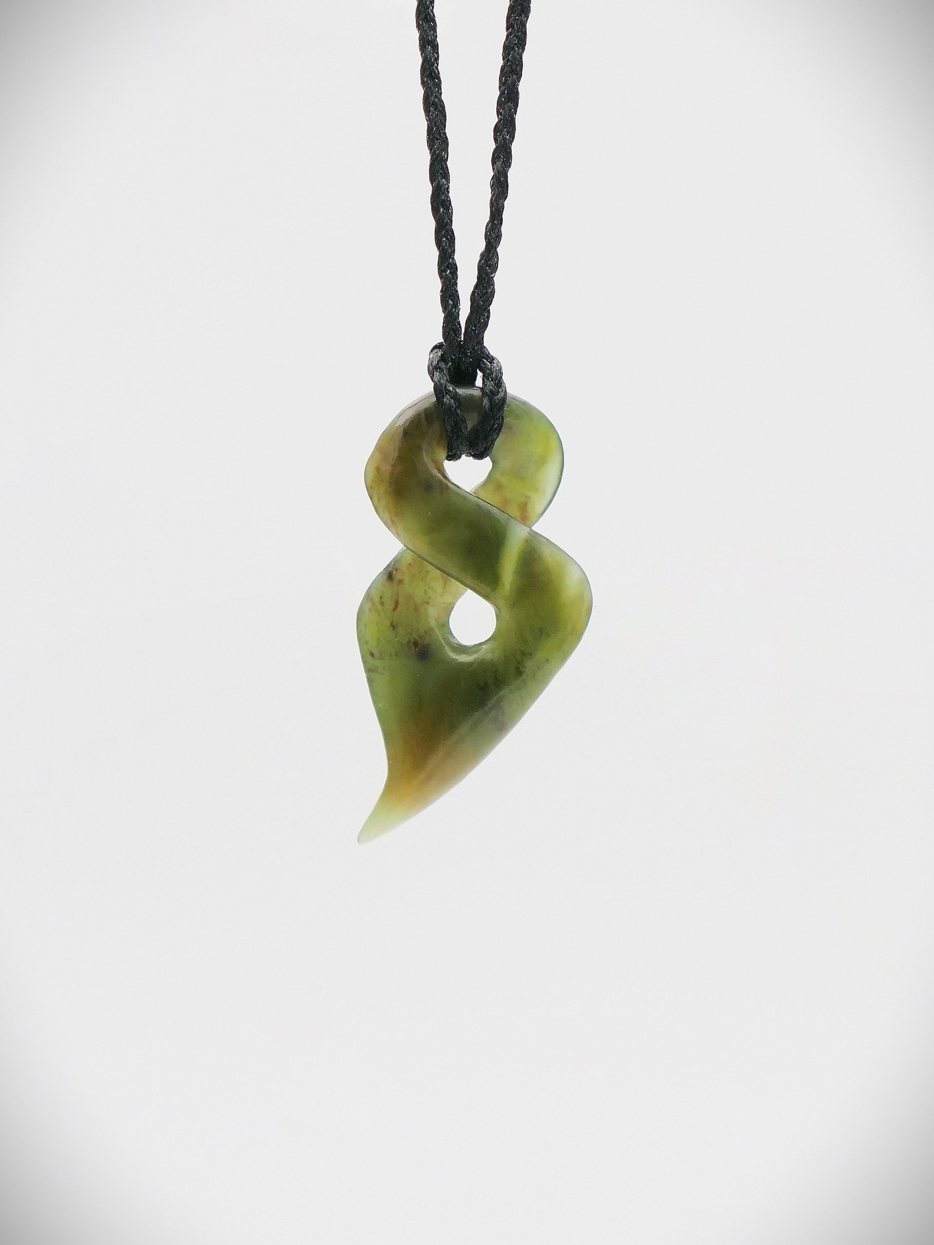 Moko Pounamu Single Pikorua NZ Genuine Totoweka Greenstone - Moturiki