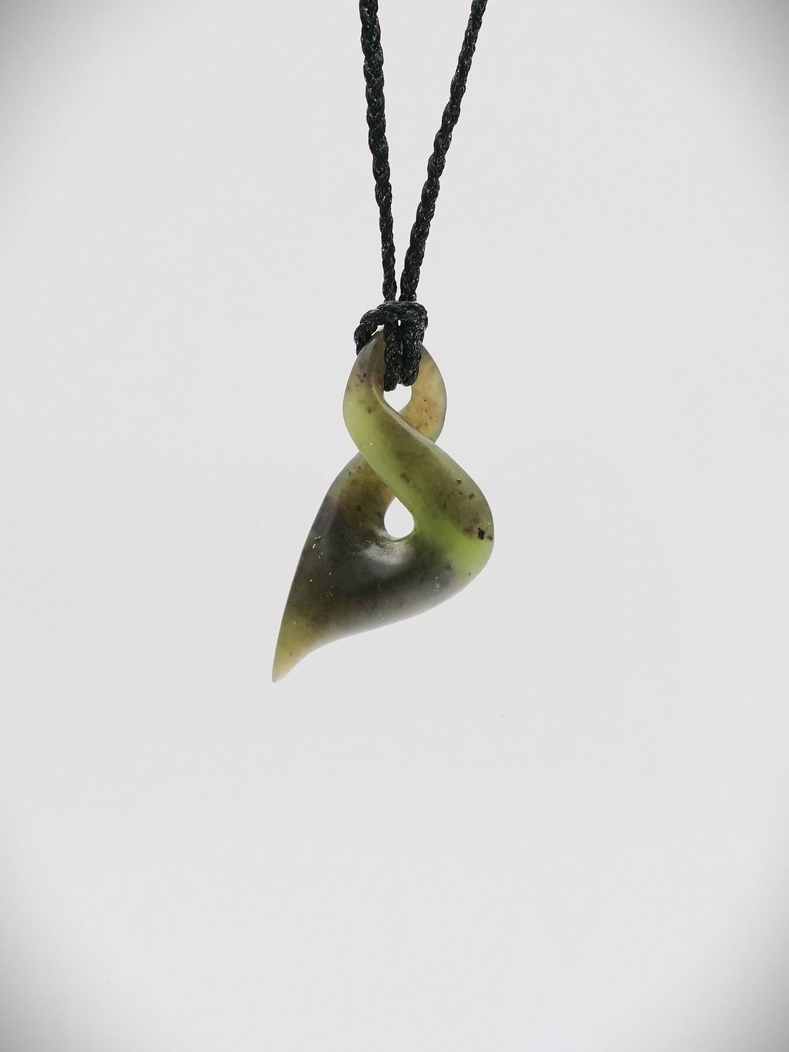 Moko Pounamu Single Pikorua NZ Genuine Totoweka Greenstone - Waitekohe