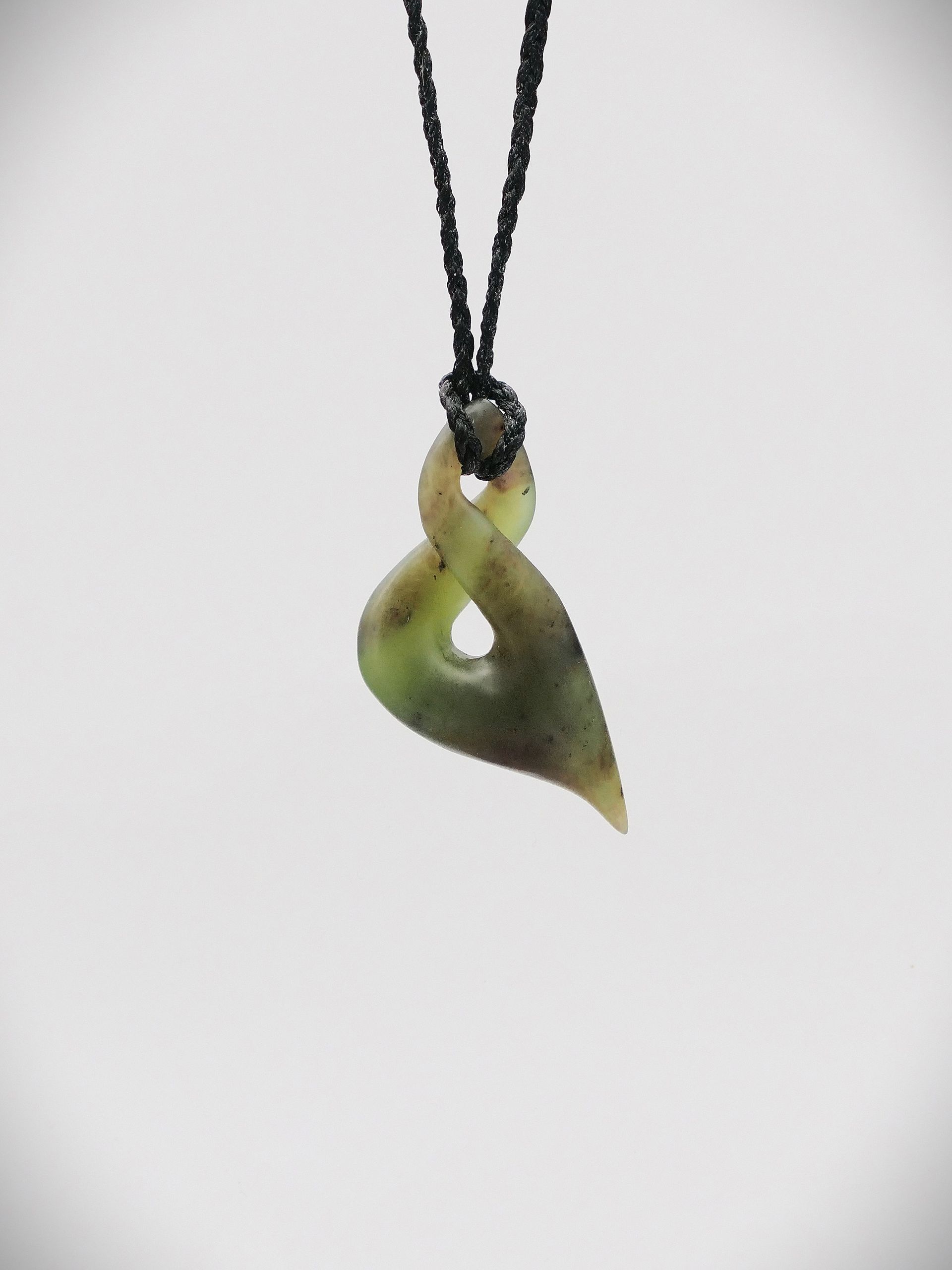 Moko Pounamu Single Pikorua NZ Genuine Totoweka Greenstone - Waitekohe