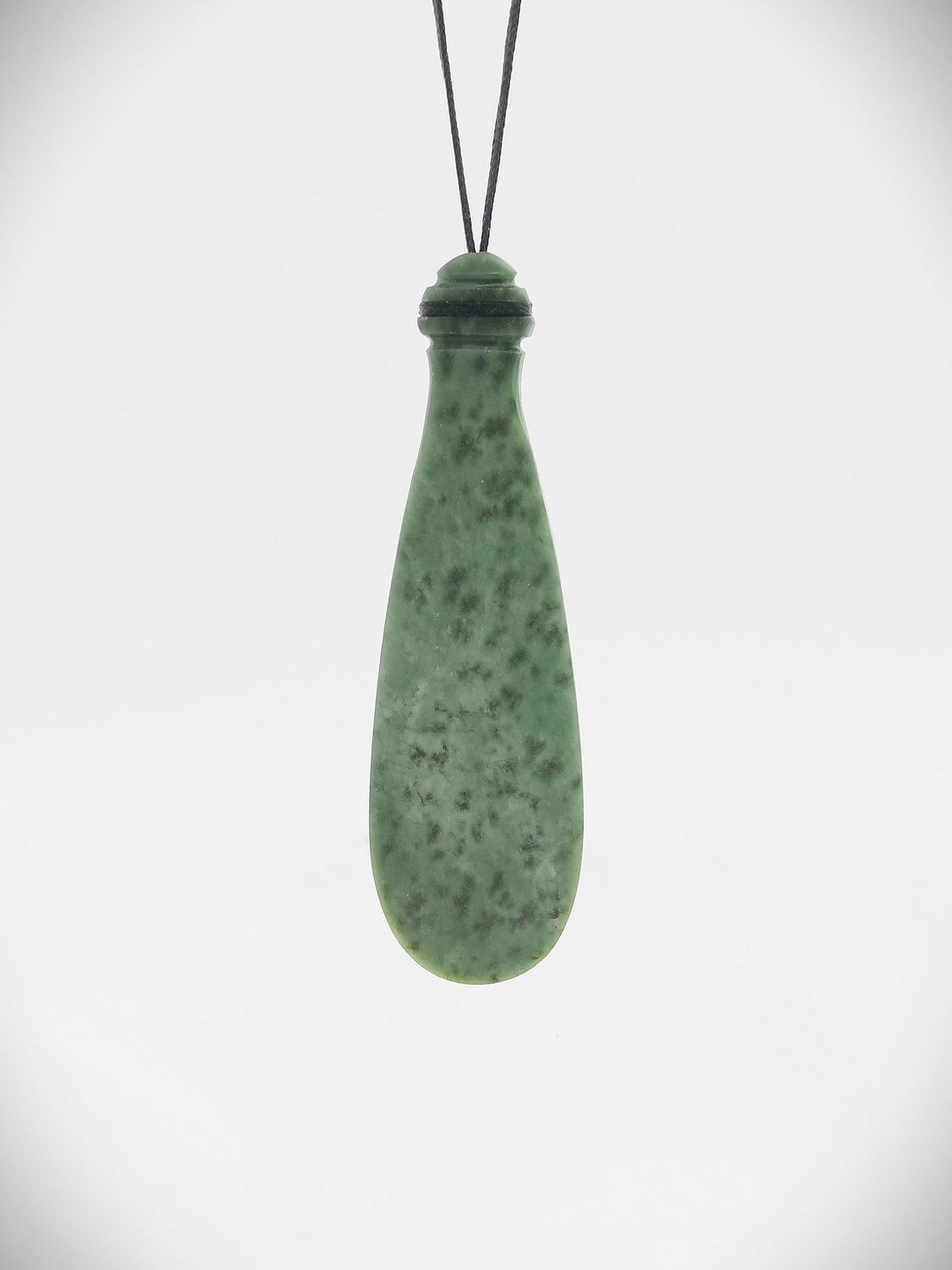 Moko Pounamu Hei Mere NZ Genuine Kokopu Greenstone - Hinuera