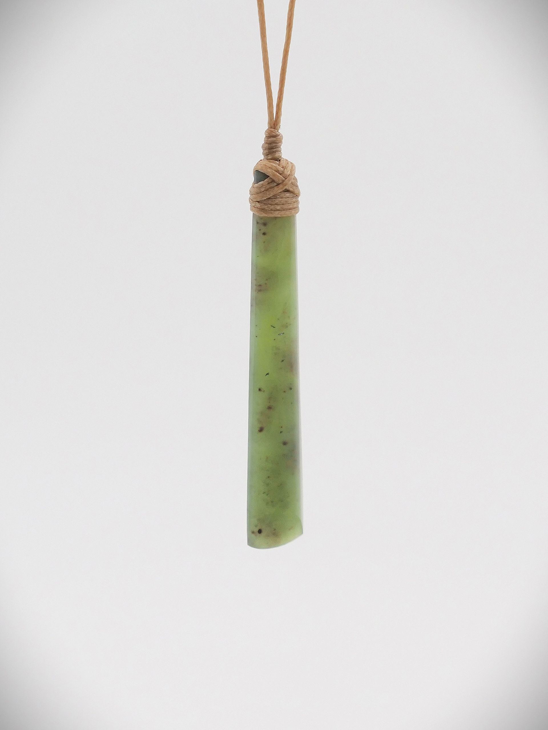 Moko Pounamu Toki NZ Genuine Totoweka Greenstone - Waitaia