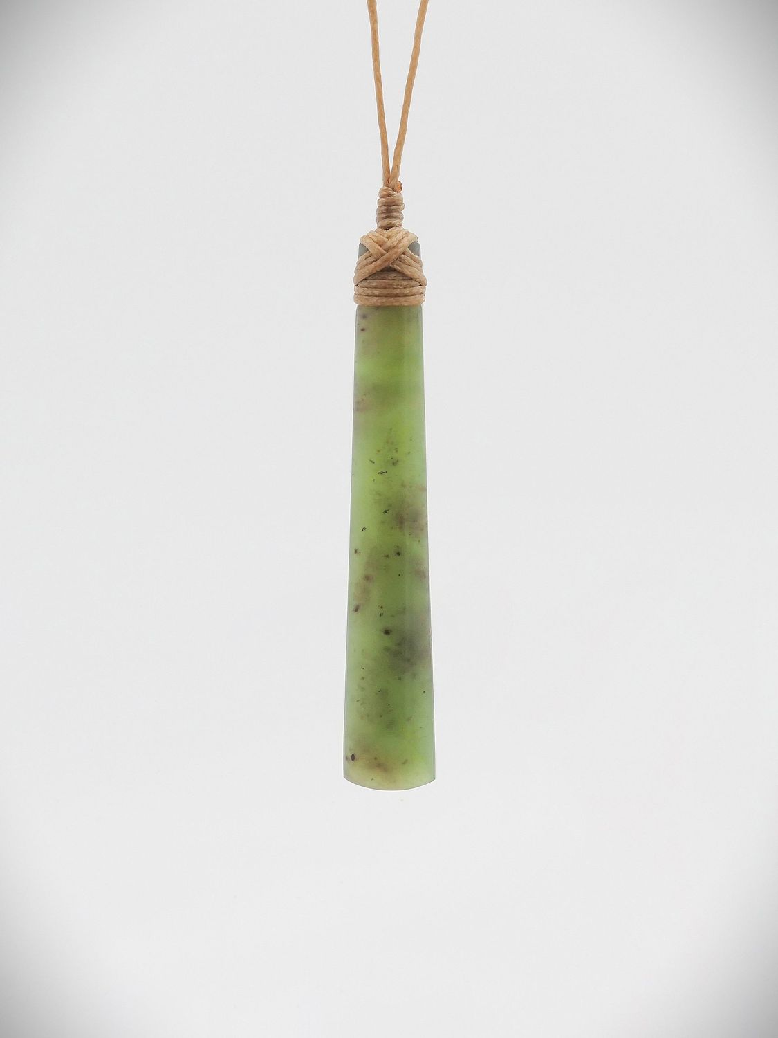 Moko Pounamu Toki NZ Genuine Totoweka Greenstone - Waitaia