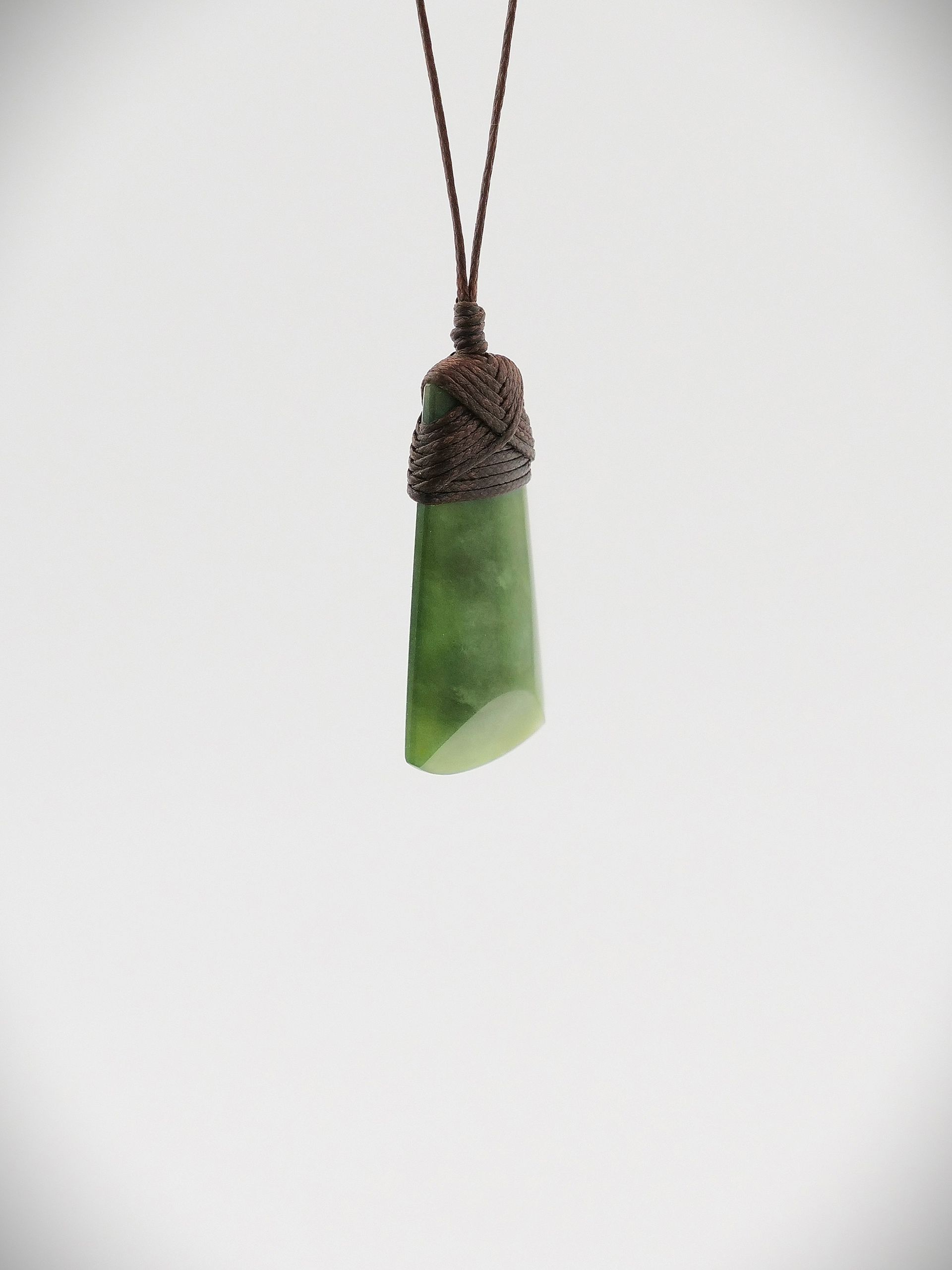 Moko Pounamu Toki Genuine NZ Kahurangi Greenstone - Waharoa