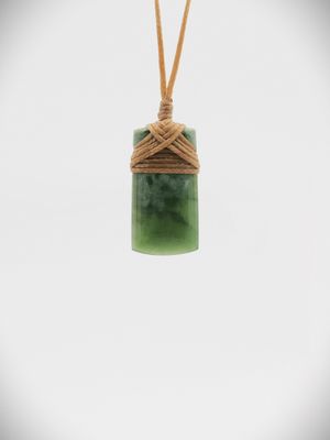 Moko Pounamu Toki Genuine NZ Kahotea Greenstone - Tuapiro