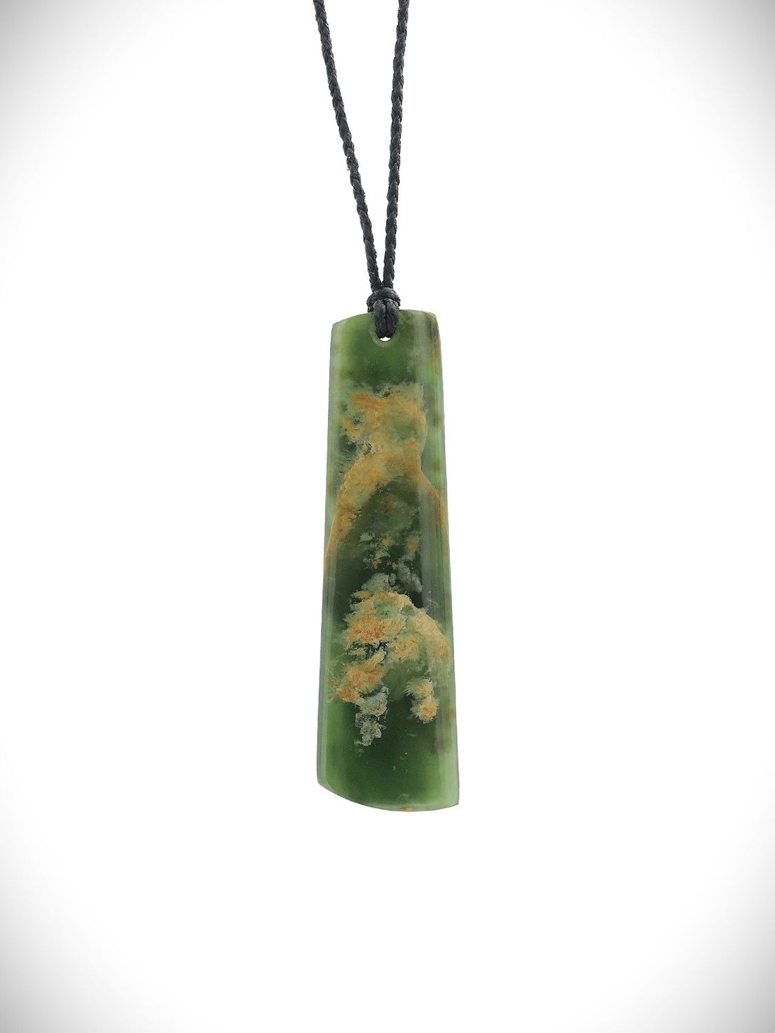 Moko Pounamu Kuru drop NZ Genuine Kahurangi Flower Greenstone - Whiritoa